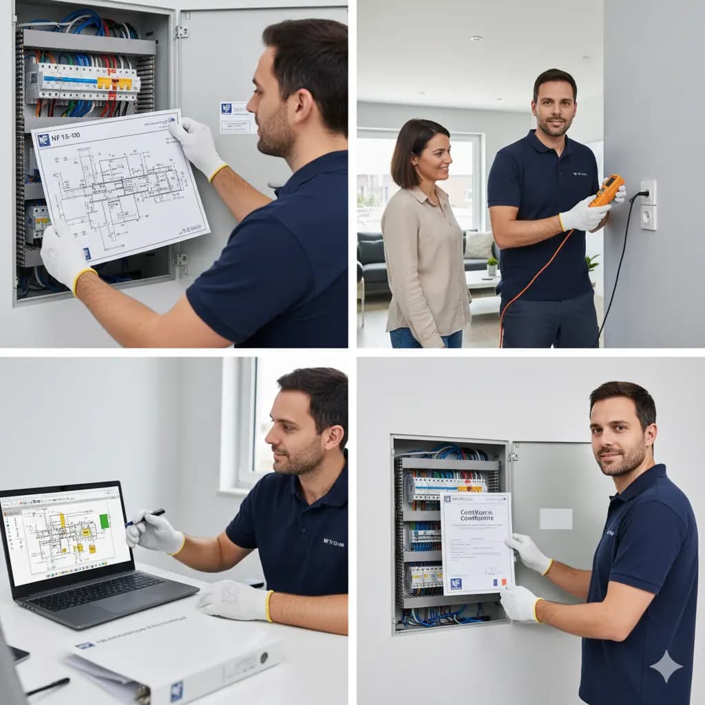 Mise en conformité avec la norme NF C 15-100