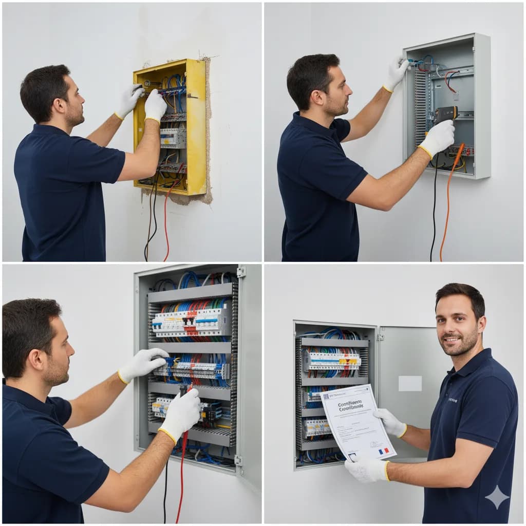 Remplacement du tableau électrique